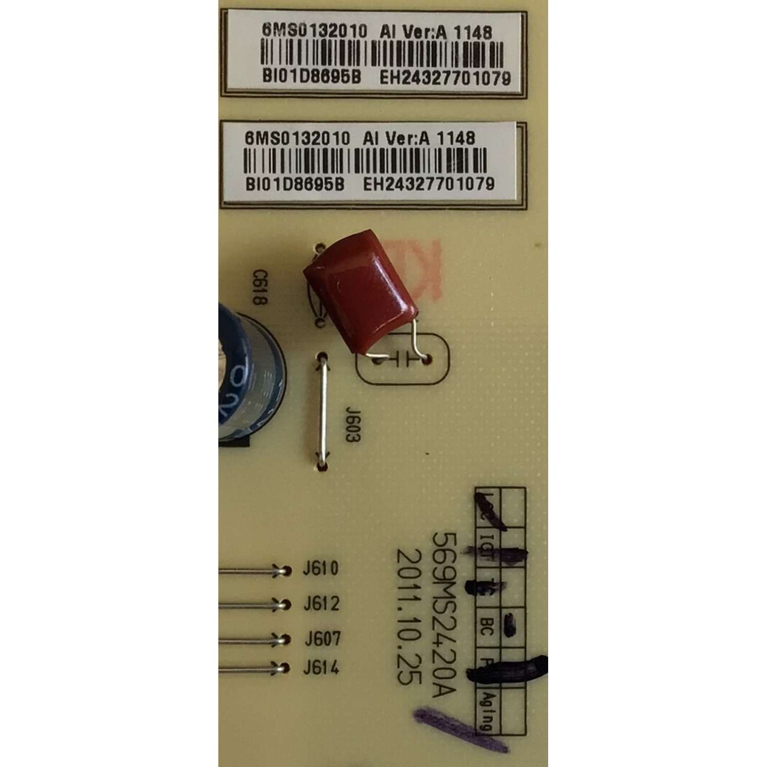 FUENTE DE PODER / INSIGNIA 6MS0132010 / 569MS2420A / 6MS0132011 / 6MS0132012 / 6MS0132013 / 6MS0132014 / MODELO NS-39L700A12 - Imagen 2